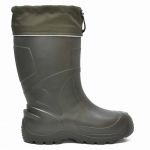 Сапоги Nordman Classic Pro утепленные вкладышем из меха с манжетой, Оливковый (45)