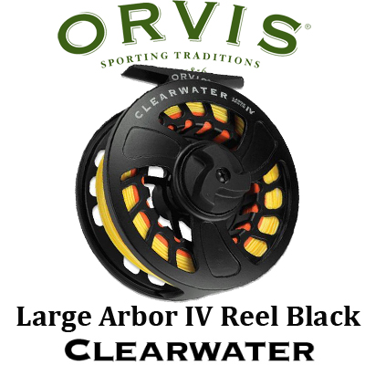 Orvis Clearwater Large Arbor IV Reel Black
