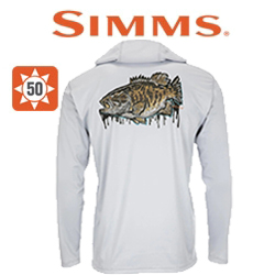 Simms Tech Hoody - Artist Series, Smallie/Sterling