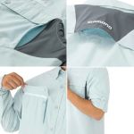 Рубашка Shimano SH-000V L.BU 2XL