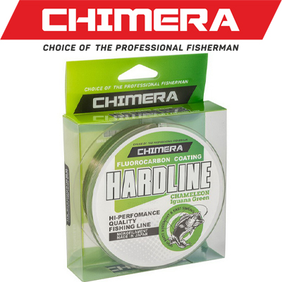 Chimera Hardline Fluorocarbon Coating Chameleon Iguana Green 100m