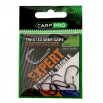 Крючок Carp Pro Black Teflon Wide Gape Twisted №4 7шт