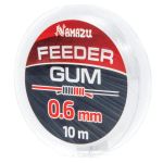 Фидергам Namazu Feeder Gum, L-10 м, d-1,0 мм, прозрачный