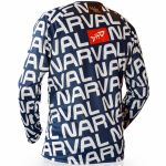 Футболка c длинным рукавом Volga Baits Narval Letters р.54