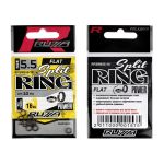 Кольцо заводное Ruzza Flat Split Ring Black №5,5 10шт