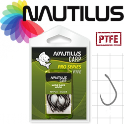Nautilus Pro Series Wide Gape Hook PTFE