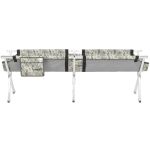 Кровать походная Helios (T-HS-BD640-190-DG) алюминиевый профиль 25х25мм, КМФ цифра, 300кг