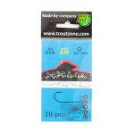 Крючок Trout Zone Jig Hook S-59 №8 10шт. steel 0.6mm
