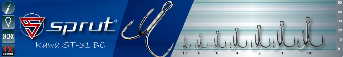 Sprut Kawa ST-31 BC (Treble Wide Gap Hook)