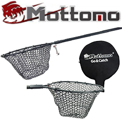 Mottomo Подсачек 1 секц. 150см 40*40*25см силикон (с чехлом)