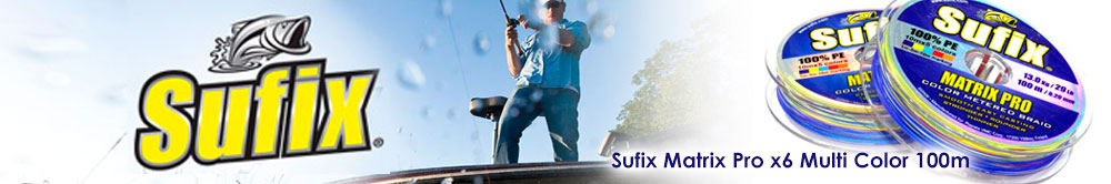 Sufix Matrix Pro Multi Color 100m x6 New