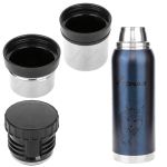 Термос Tonar Рысь (HS.TM-055S-BL) 1200ML с ситечком синий (2 крышки-кружки)