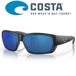 Costa Tuna Alley 580 P Matte Black/Blue Mirror