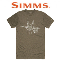 Simms Hackett Rocker T-Shirt Olive Heather