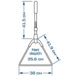 Подсак складной F-Fishing голова 38х42x36 ручка 41,5см