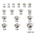 Разборной груз Intech Tungsten 74 Steel Gray (22 g (1 шт.))