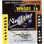 Крючки без бородки Colmic Nuclear WN501 №18 10шт (AMHW28)