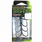 Тройные крючки Pierce Treble Brutal TC Coat #1/0 (4 шт.)