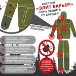 Костюм "Элит Барьер"  (смесовая, хаки) Novatex Payer (р-р 60-62 рост 170-176)