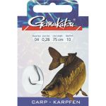 Крючок Gamakatsu BKD-3320F Carp 75см №8 d поводка 024 (10шт.)