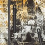 Куртка FHM "Pharos" Принт серо-оранжевый XS