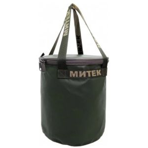 Ведро Митек с крышкой Ø 30см. H-30см (хаки)