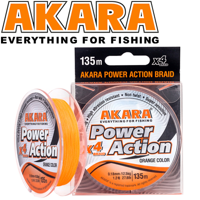Akara Power Action X-4 Orange 135м