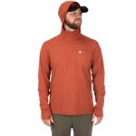 Футболка Simms Henry's Fork Hoody, Clay Heather, M
