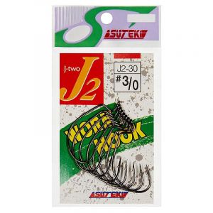 Офсетный крючок YAMAI Worm Hook J-2 #2/0