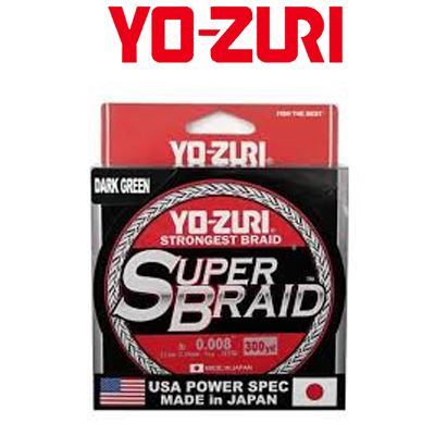 Yo-Zuri PE Superbraid Dark Green 300 Yards