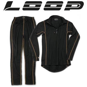 Loop Waffel Underwear Set Black