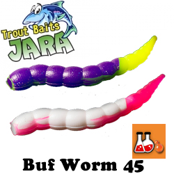 Trout Baits Jara Buf Worm 45 (Caviar+Pheromones)