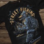 Футболка Instinct "Street Fishing", черная L