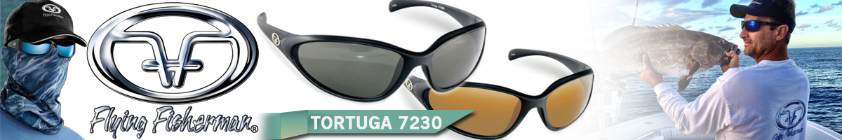 Flying Fisherman 7230BS Tortuga Matte Black, Smoke