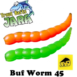 Trout Baits Jara Buf Worm 45 (Сыр)