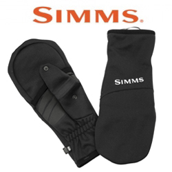 Simms Freestone Foldover Mitt, Black