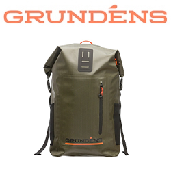 Grundens Wayward Roll Top Backpack, Deep Depth, 38L