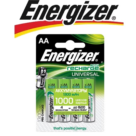 Energizer Universal NH15/AA 1300 BP4 Pre-Ch 1.2V
