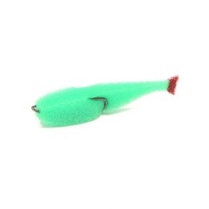 Поролоновая рыбка Lex Classic Fish CD 11 GB (зеленое тело/красный хвост) CF11CD-GB