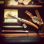 Нож складной филейный Opinel №10 VRI Folding Slim Beechwood