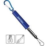 Страховочный тросик с чехлом и карабином Daitoubuku 1375 Tool Retractor BU