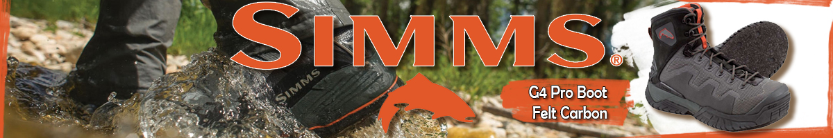Simms G4 Pro Boot - Felt, Carbon