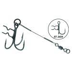 Титановый ассист с тройником Vido Craft T-Treble Titanium Assist, размер 9 см VD-TTiJE-09
