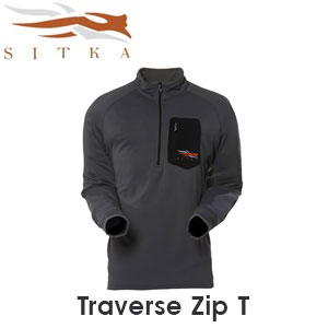 Sitka Traverse Zip T Ash