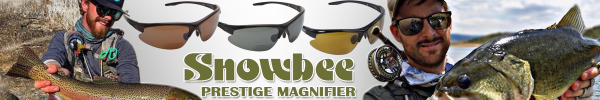 Snowbee Prestige Magnifier Sunglasses Black/Yellow