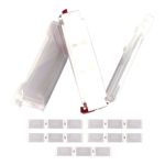 Коробка 2-х сторонняя для приманок Ruzza 195x130x40мм 3 перегородки + 15 перемычек