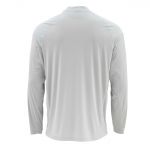 Термофутболка Simms Solarflex LS Crewneck Solid, Sterling, S