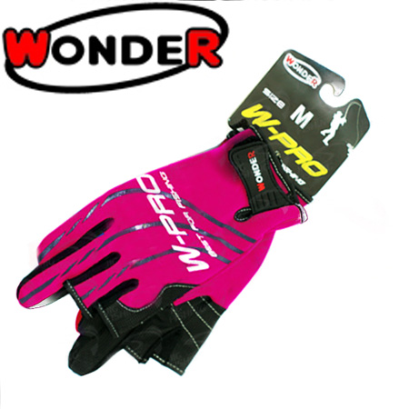 Wonder Gloves W-Pro без трёх пальцев розовые