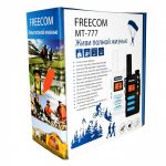 Радиостанция Freecom MT-777 White комплект 2 шт, АКБ 2000 Li-on - 2 шт, USB з/у + стакан - 2 шт