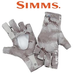 Simms Solarflex SunGlove Hex Camo Boulder